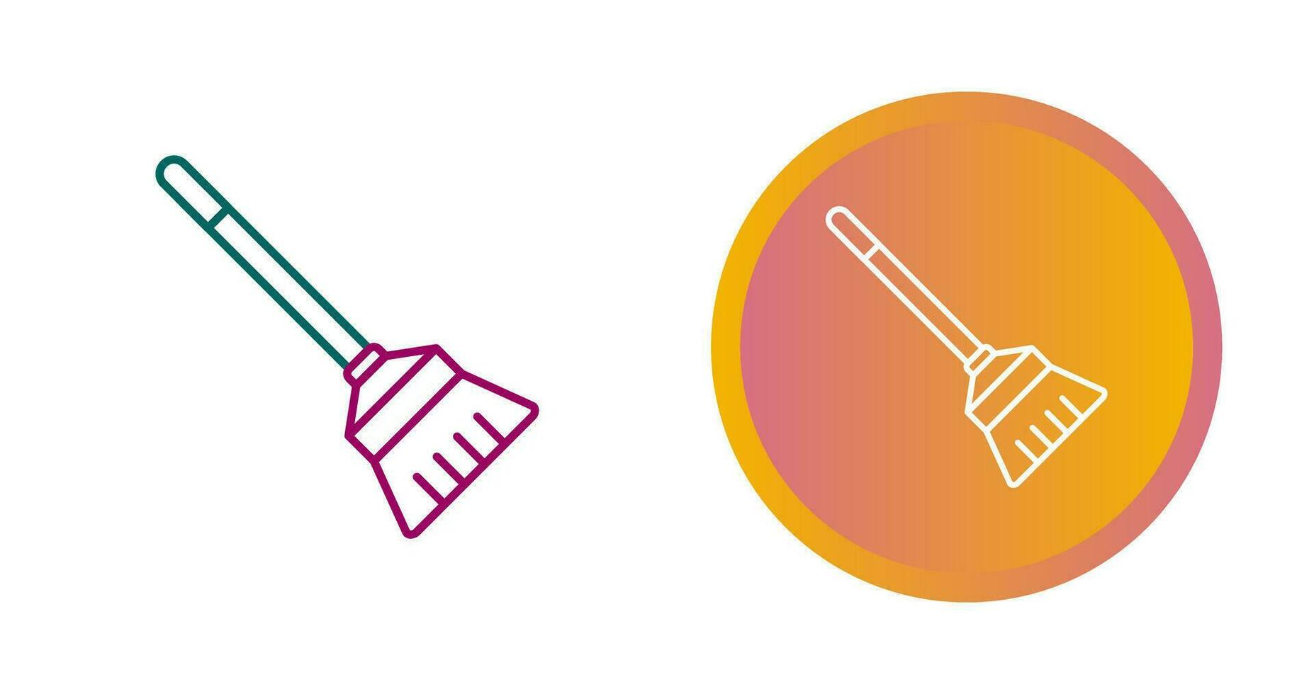 Broom Vector Icon