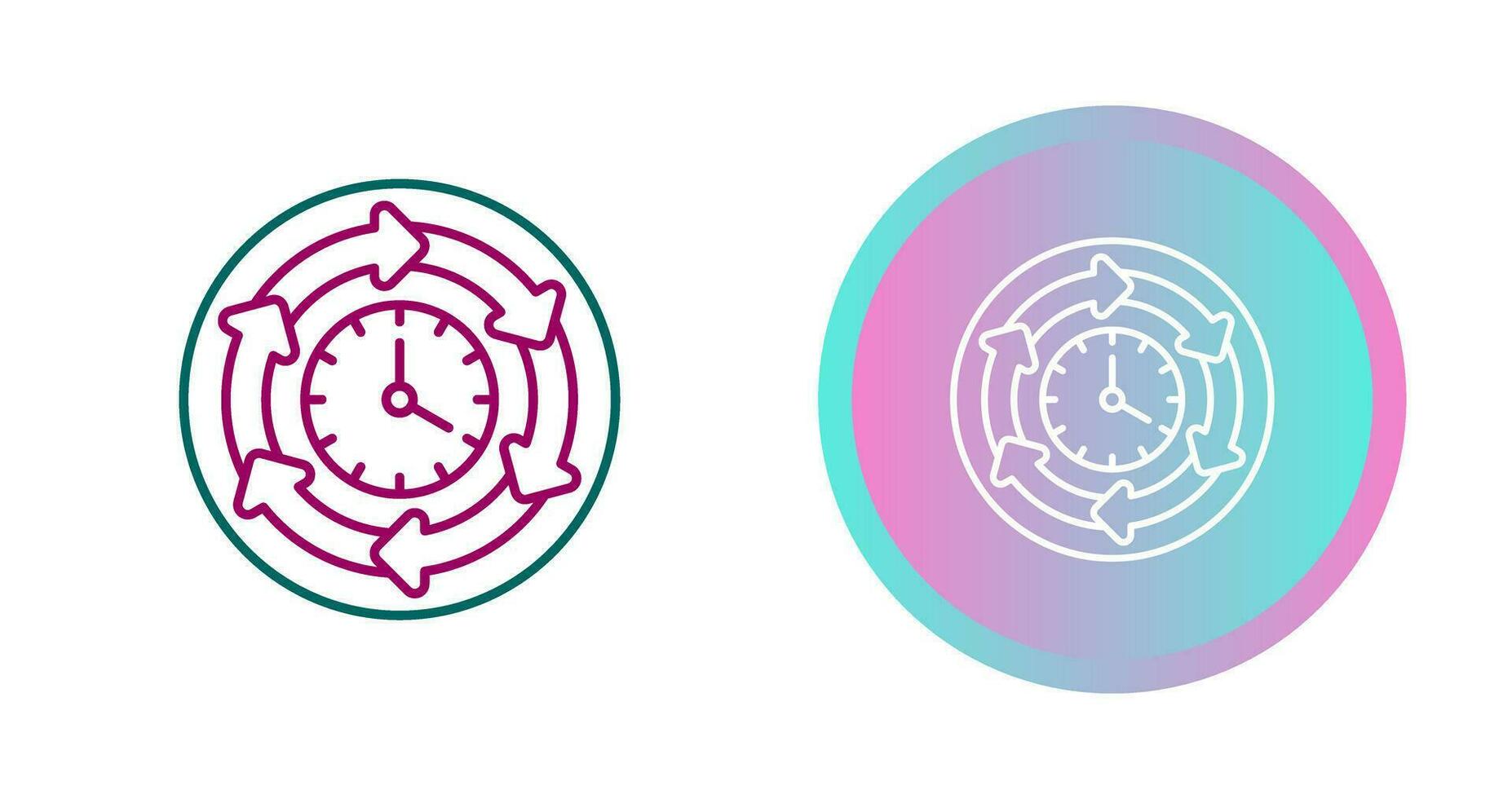 Processing Time Vector Icon