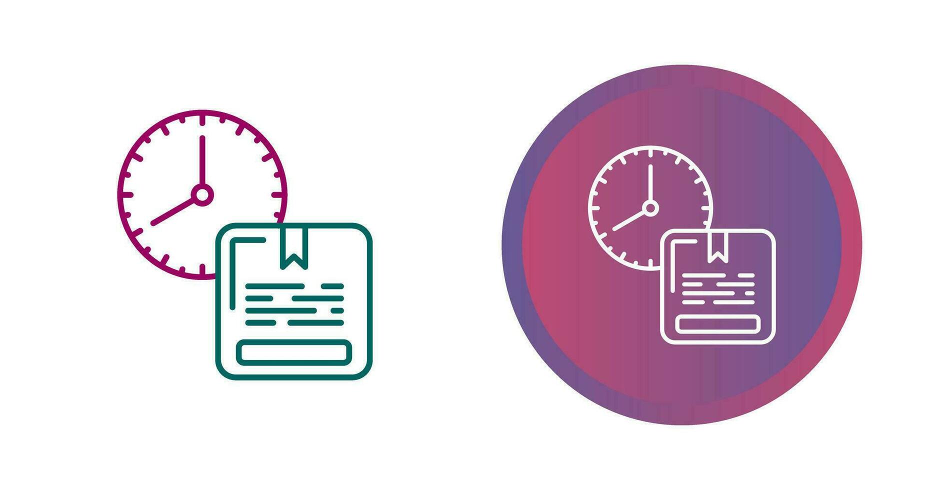 On Time Delivery Vector Icon