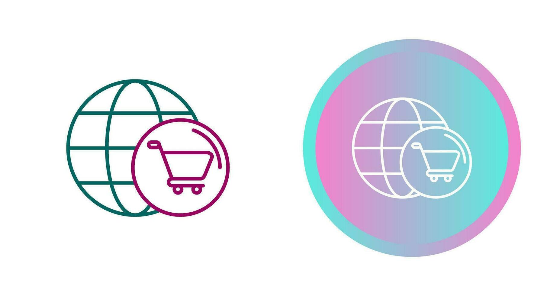 World Cart Vector Icon