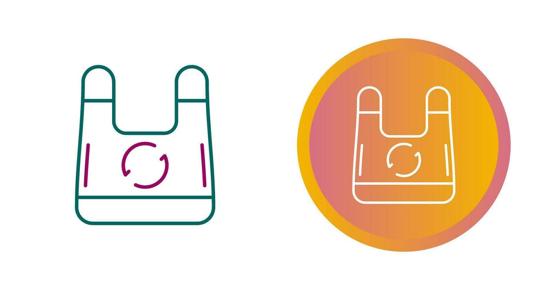Plastic Bag Vector Icon