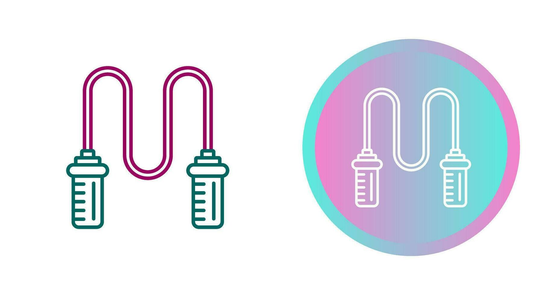 Jumping Rope Vector Icon