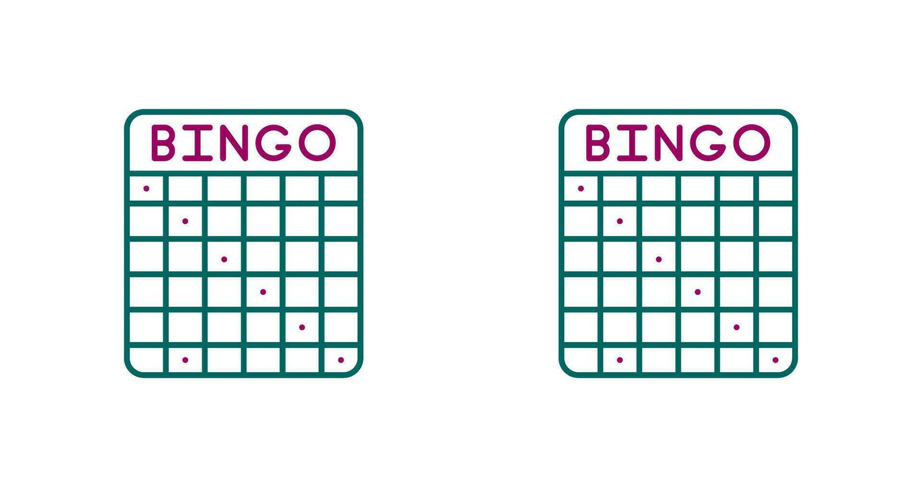 Bingo Vector Icon