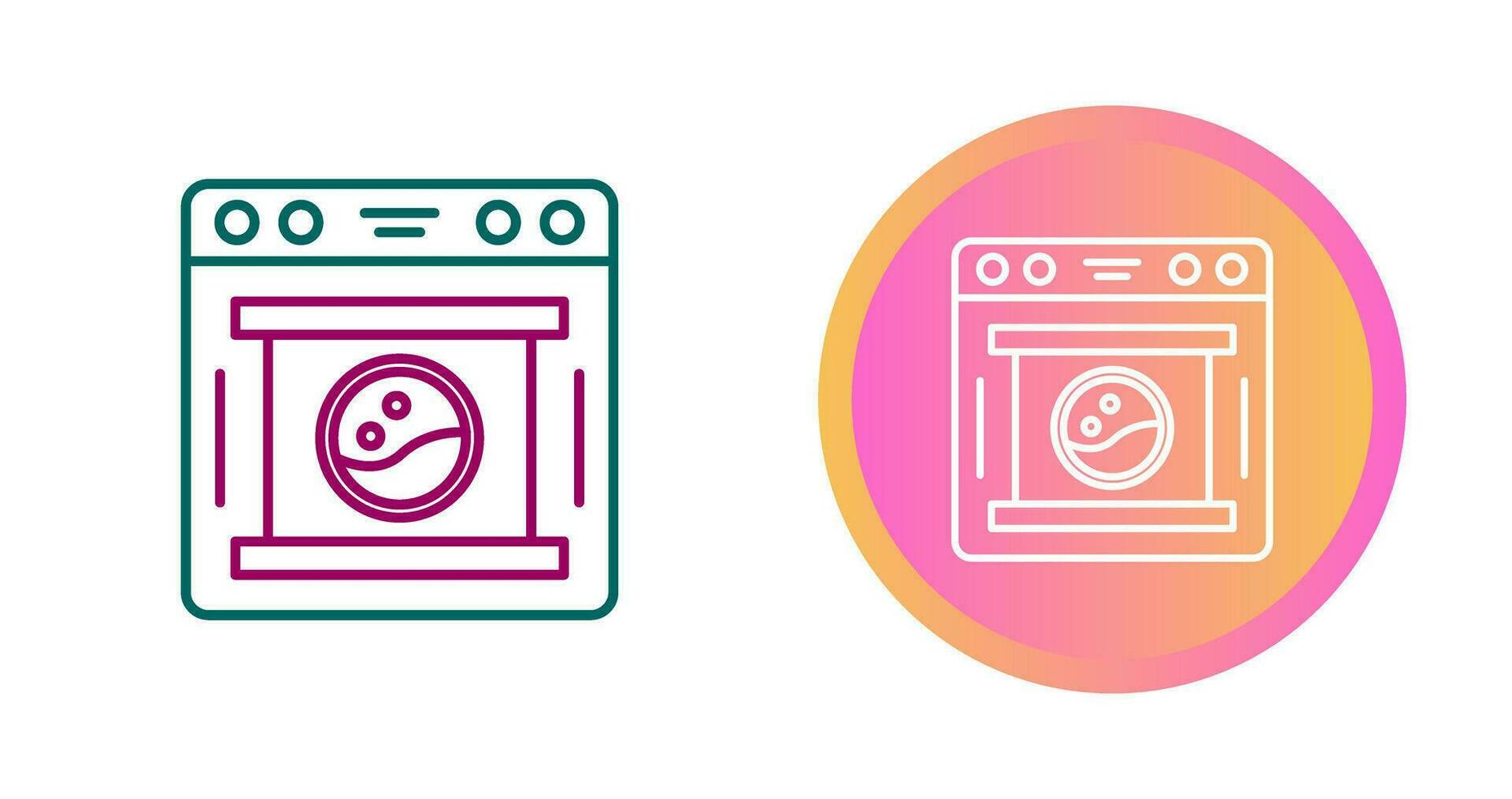 Washing Machine Vector Icon