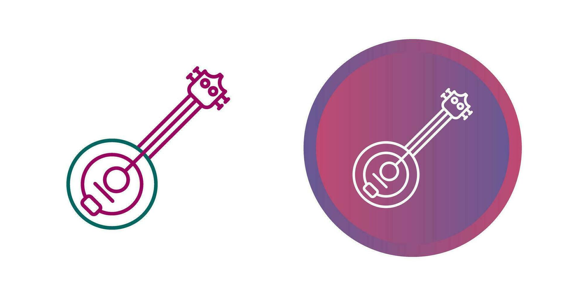 Banjo Vector Icon