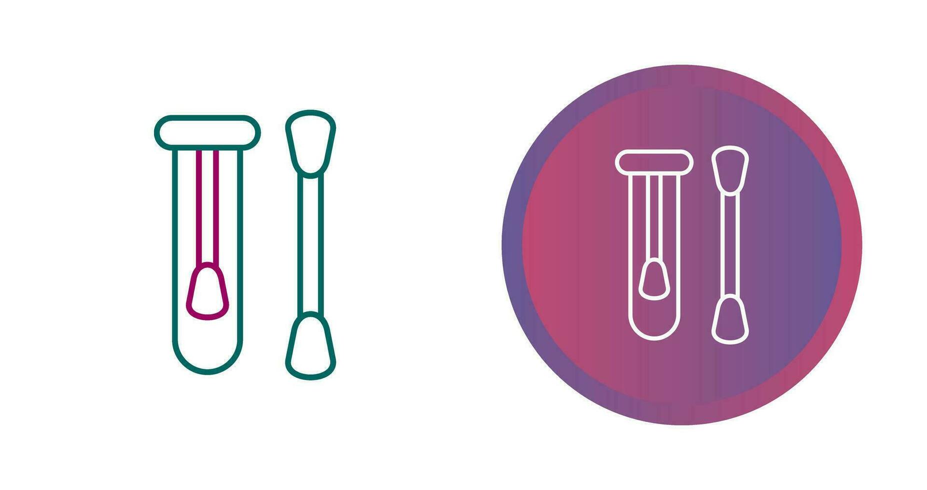 Cotton Swabs Vector Icon