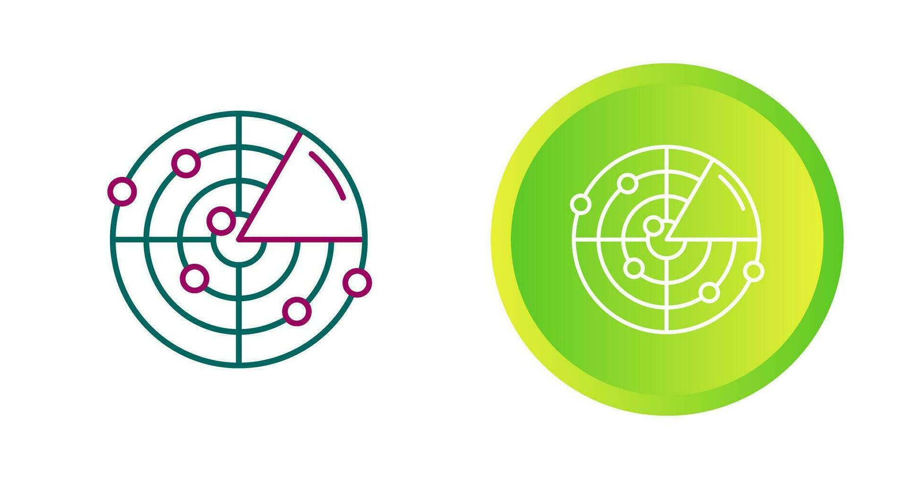 Radar Vector Icon