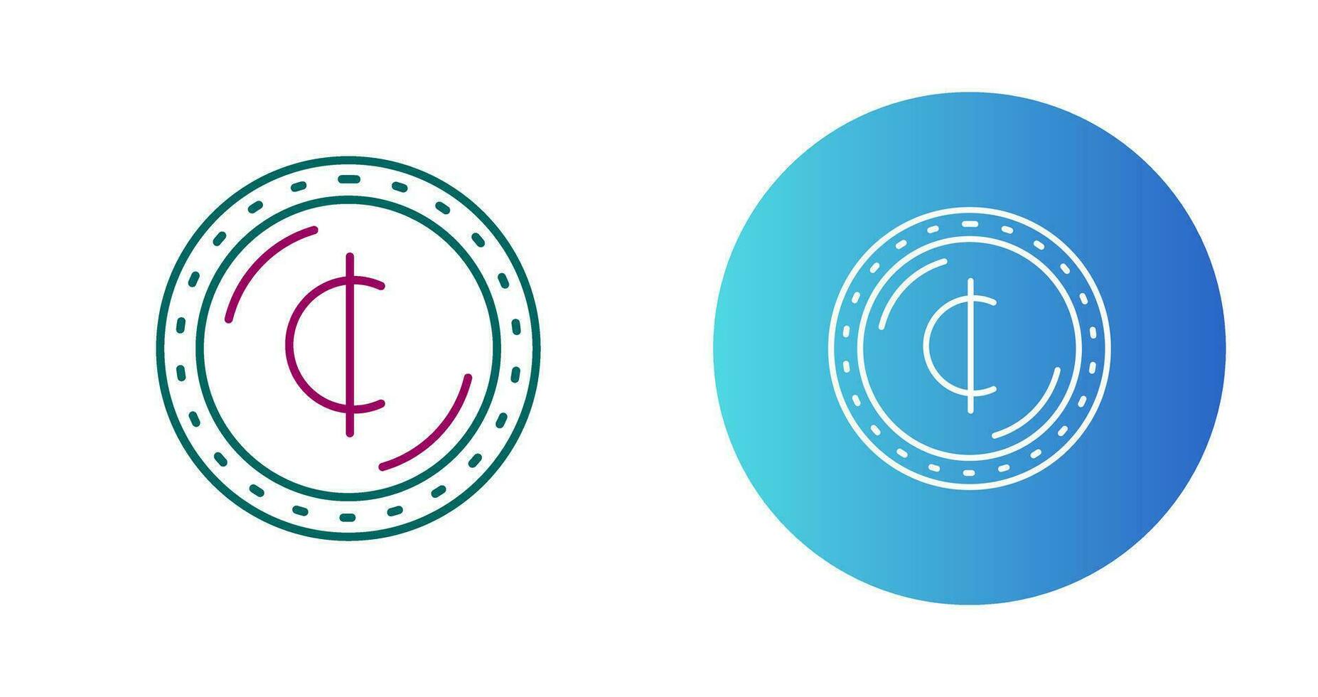 Cedis Currency Vector Icon