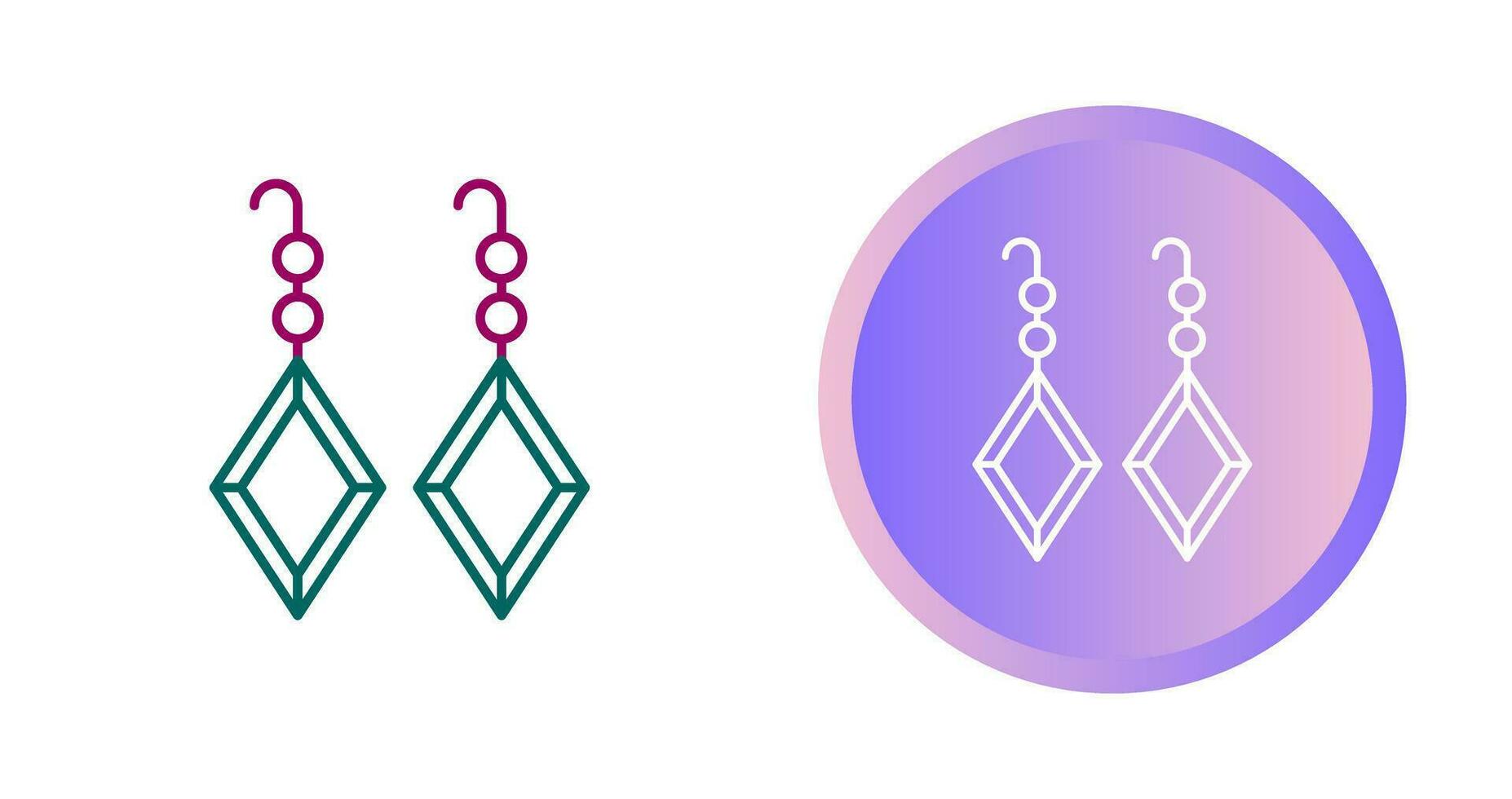 Earrings Vector Icon