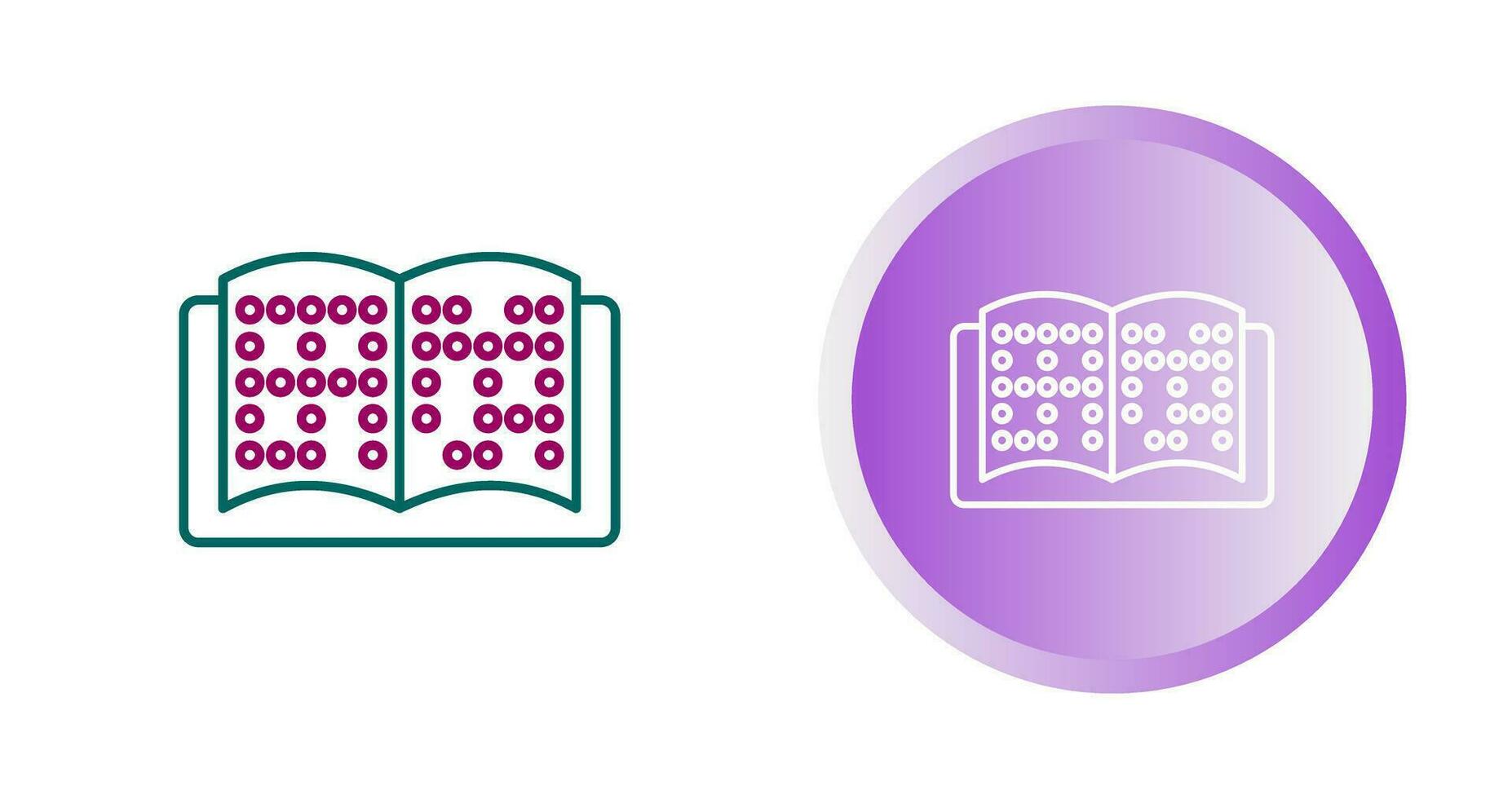 Braille Vector Icon
