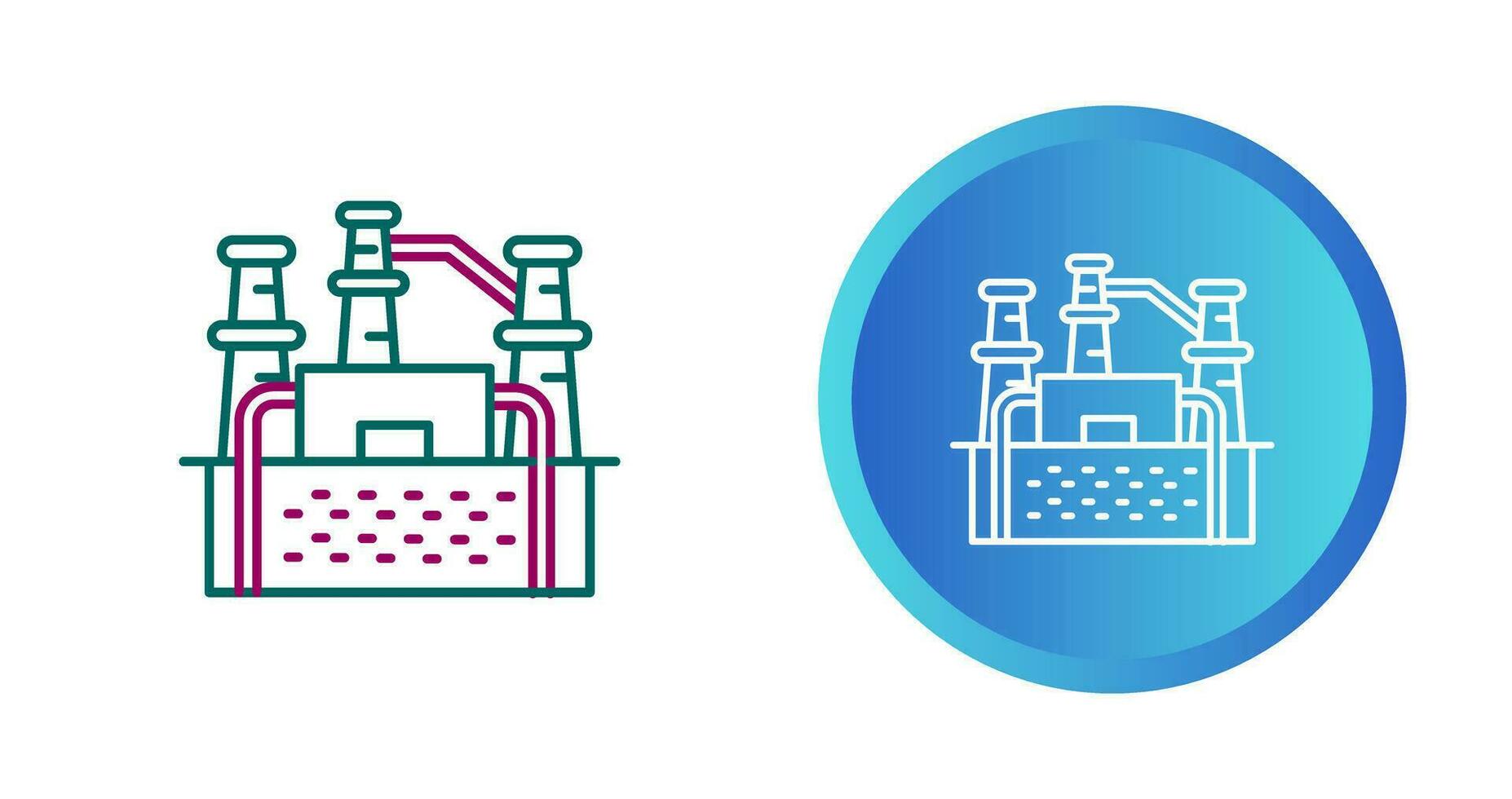 Geothermal Energy Vector Icon