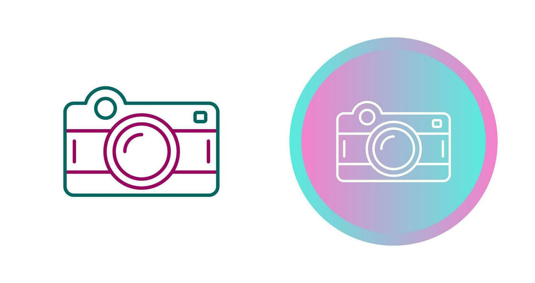 icono de vector de cámara de fotos