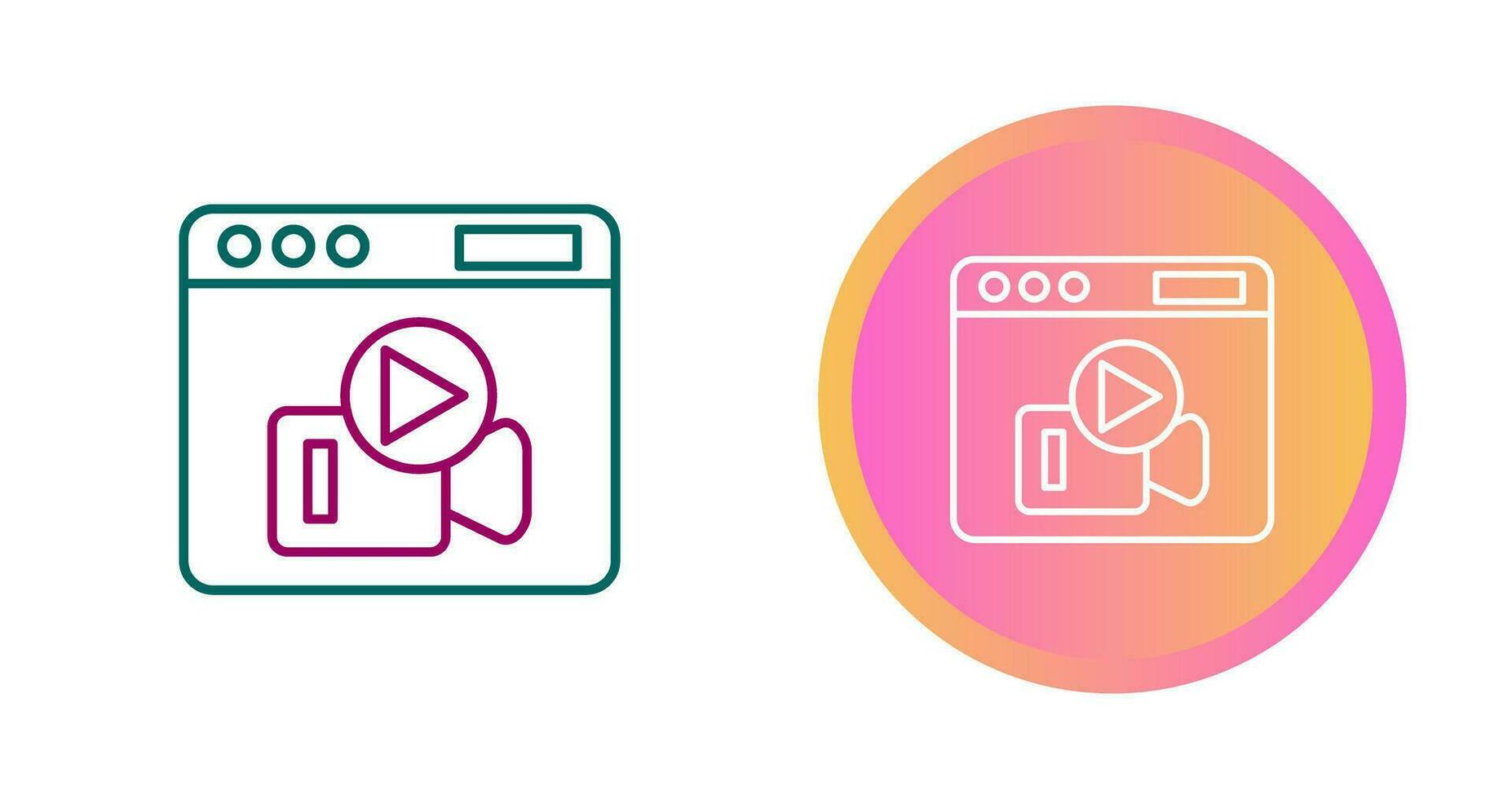 Vlog Vector Icon