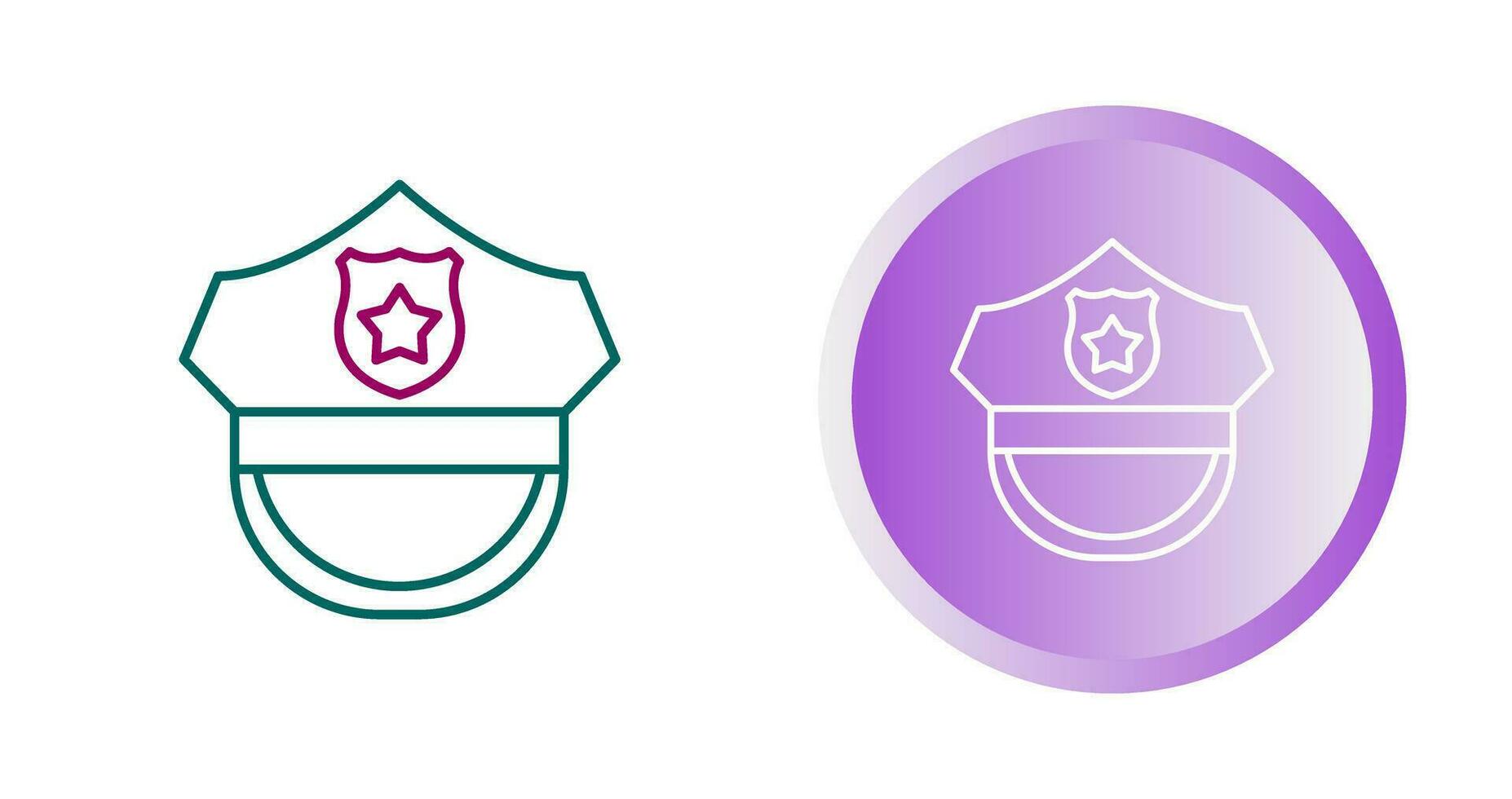 Police Hat Vector Icon