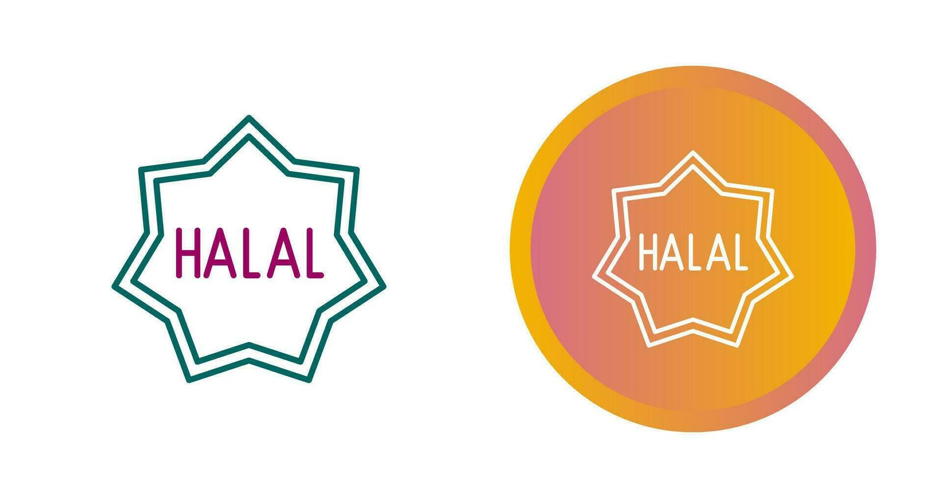 Halal Vector Icon