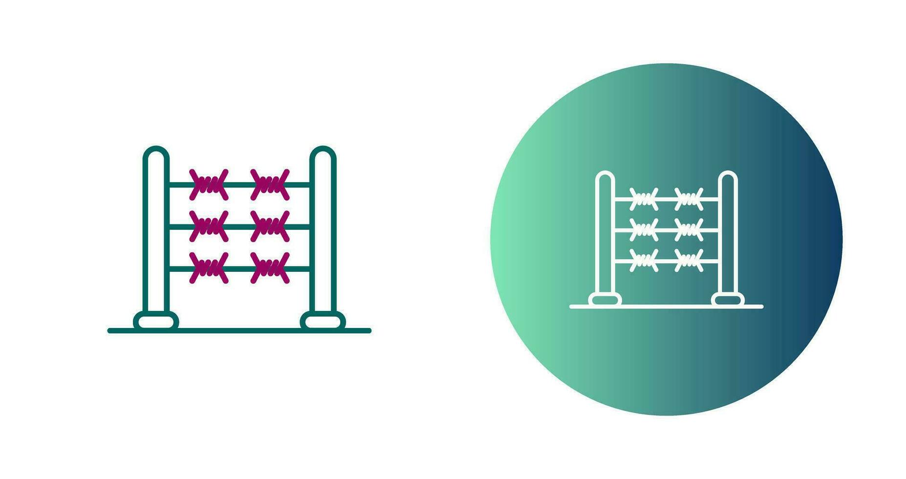 Barbed Wire Vector Icon