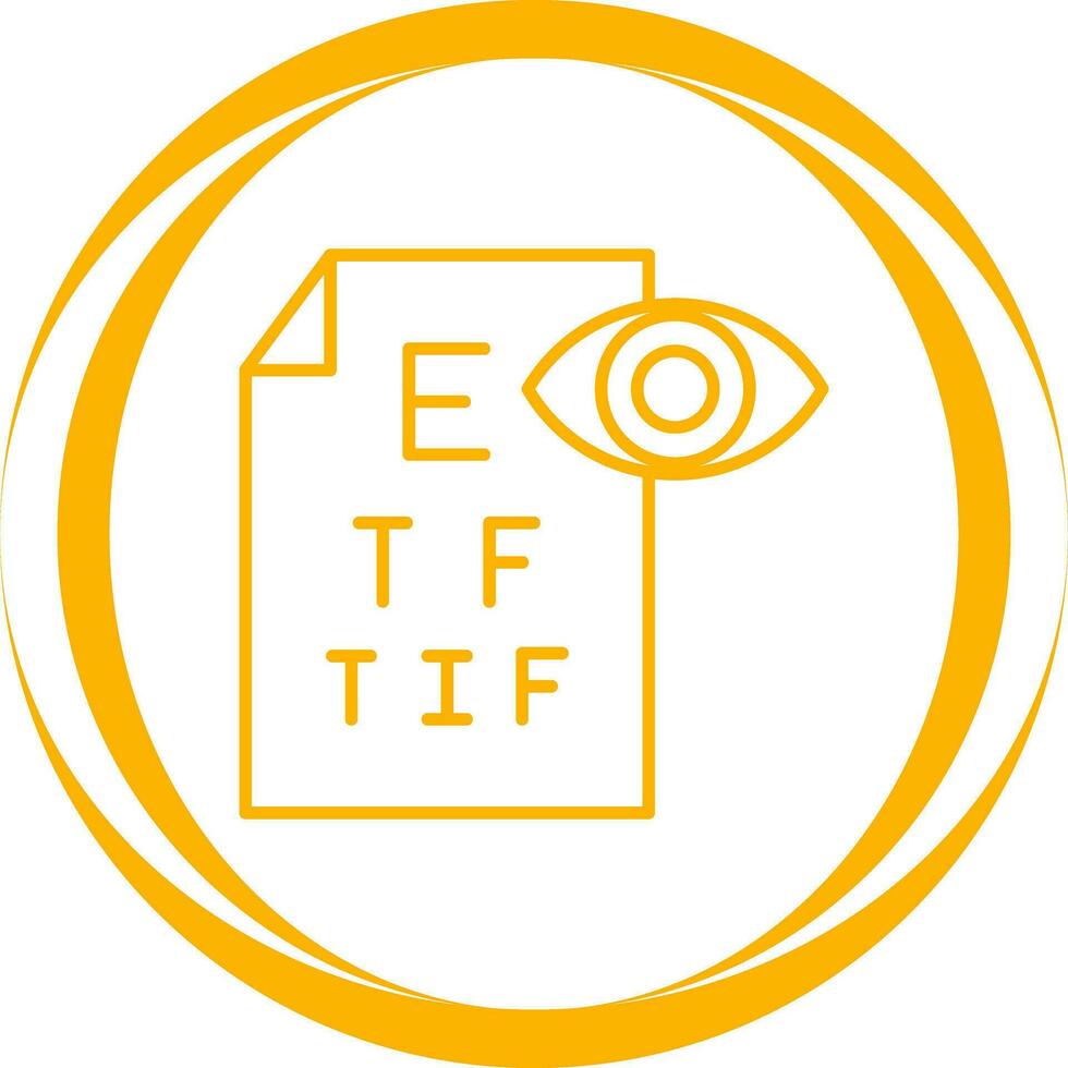 Eye Test Vector Icon