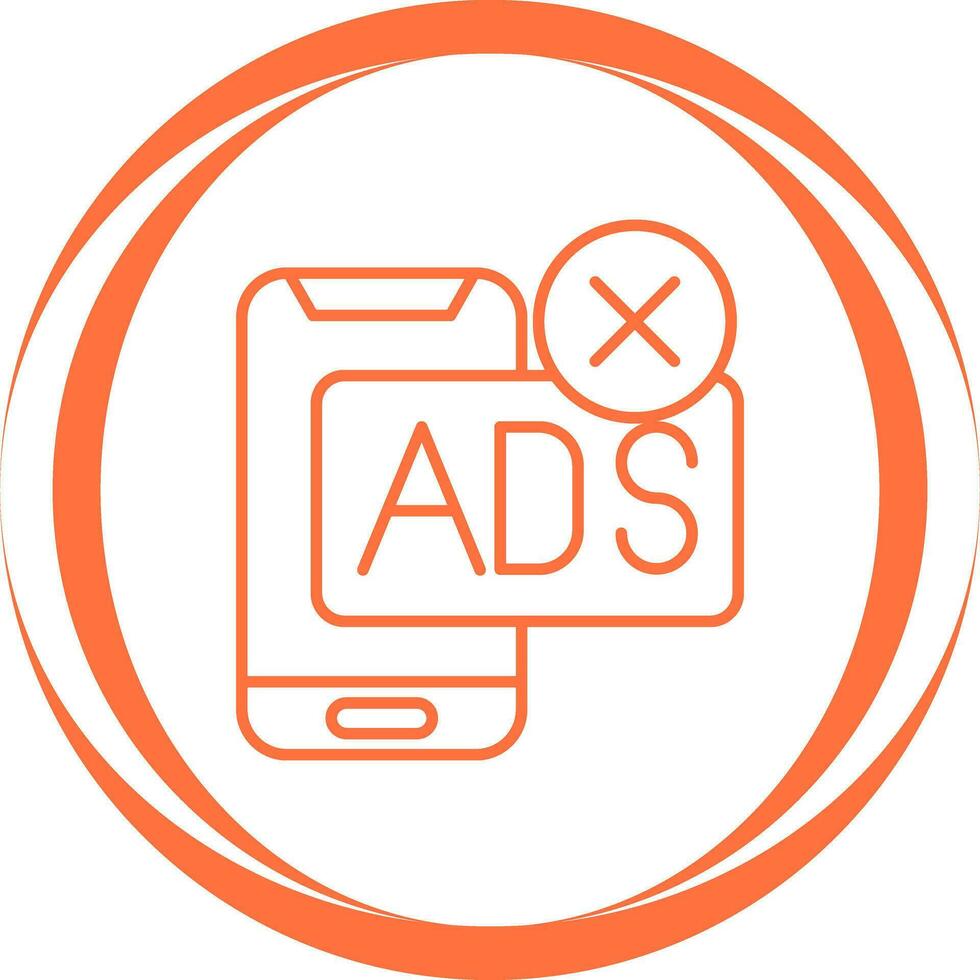 AD Block Vector Icon