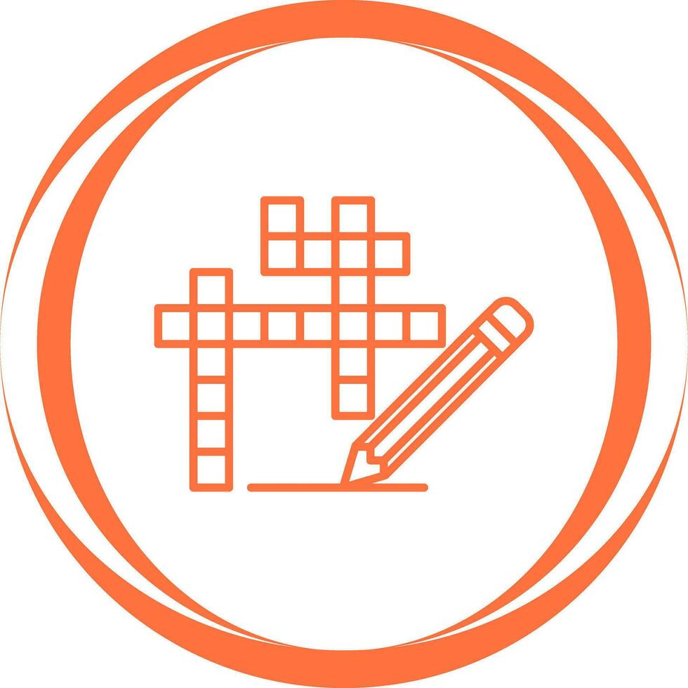 Crossword Vector Icon