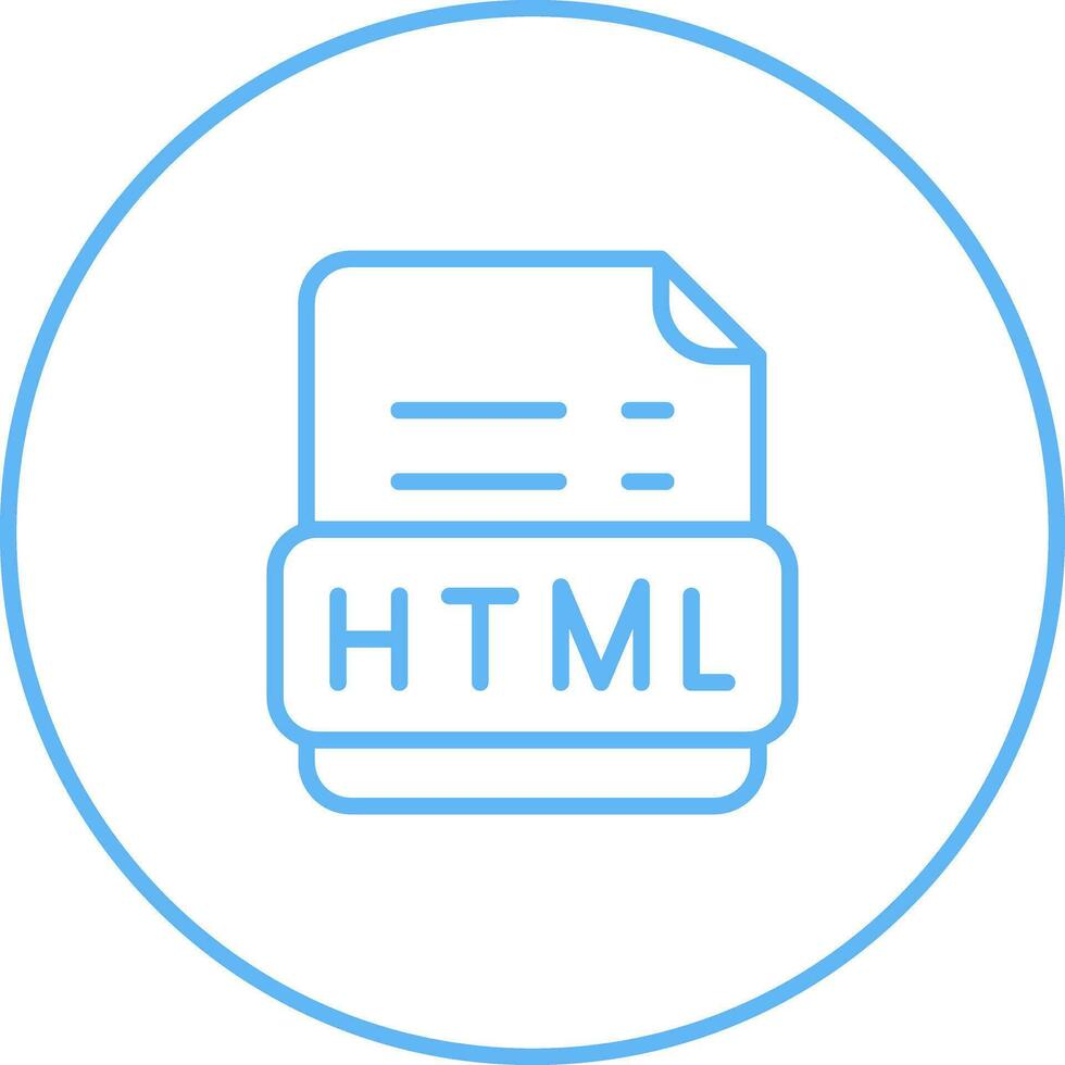 Html Vector Icon