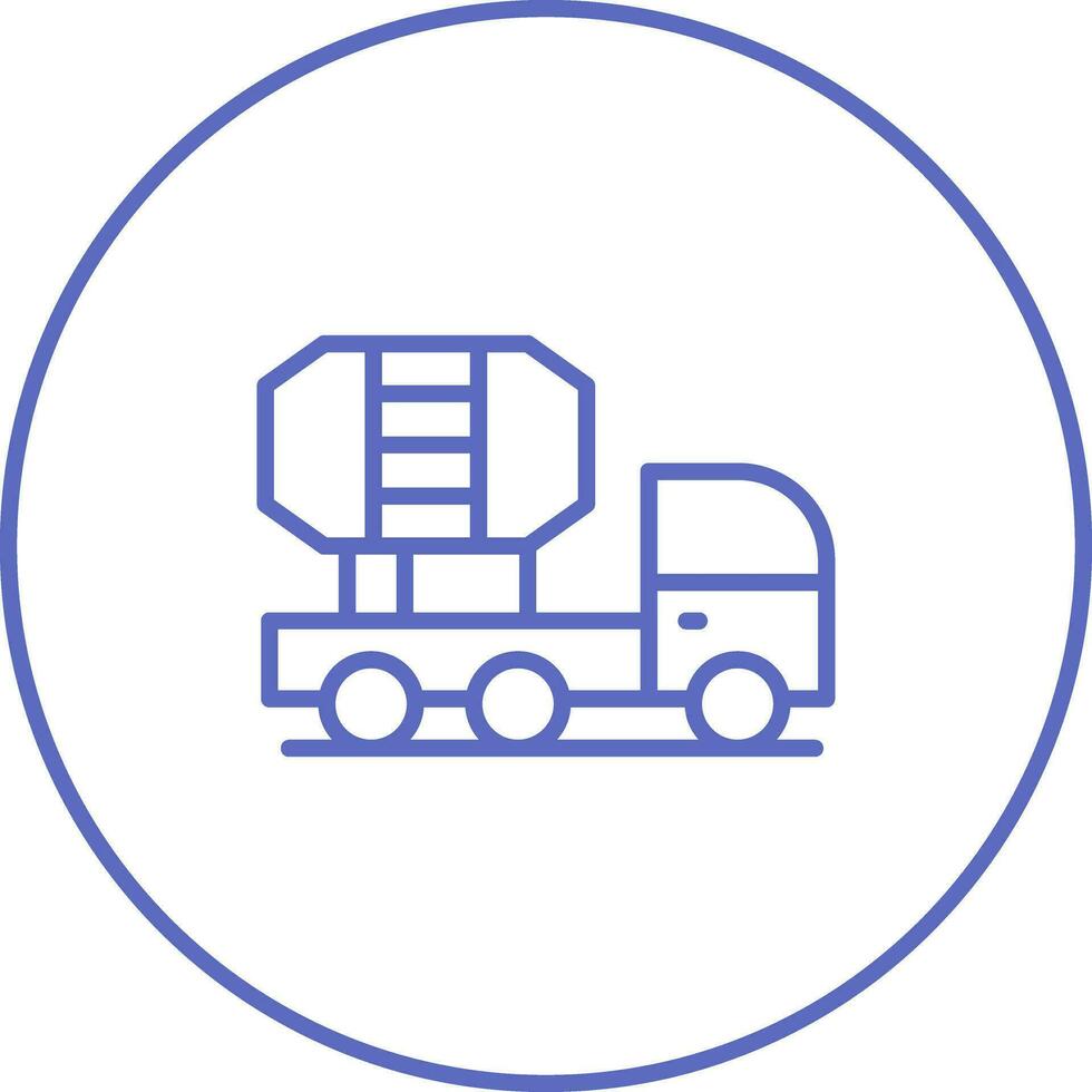 Mixer Truck Vector Icon