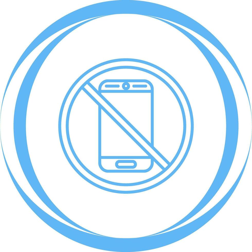 No Phone Vector Icon