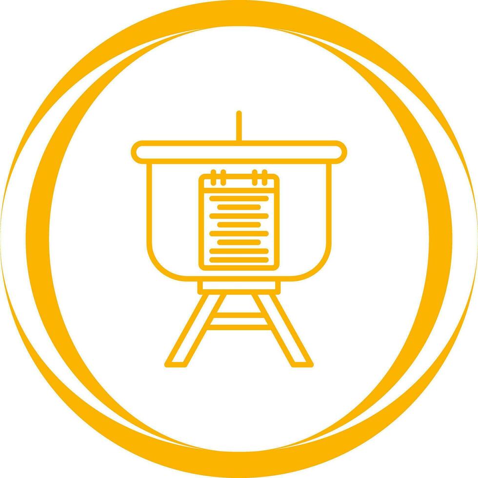 Menu Presentation Vector Icon