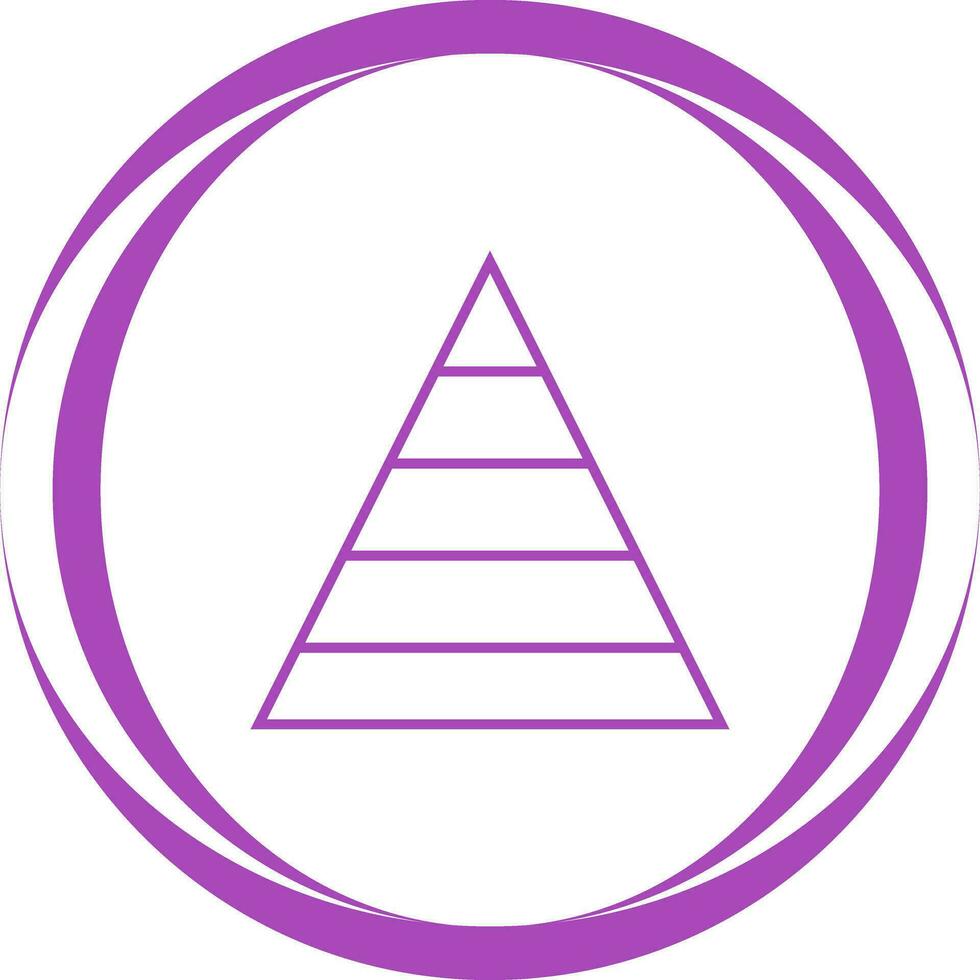 Pyramid Graph Vector Icon