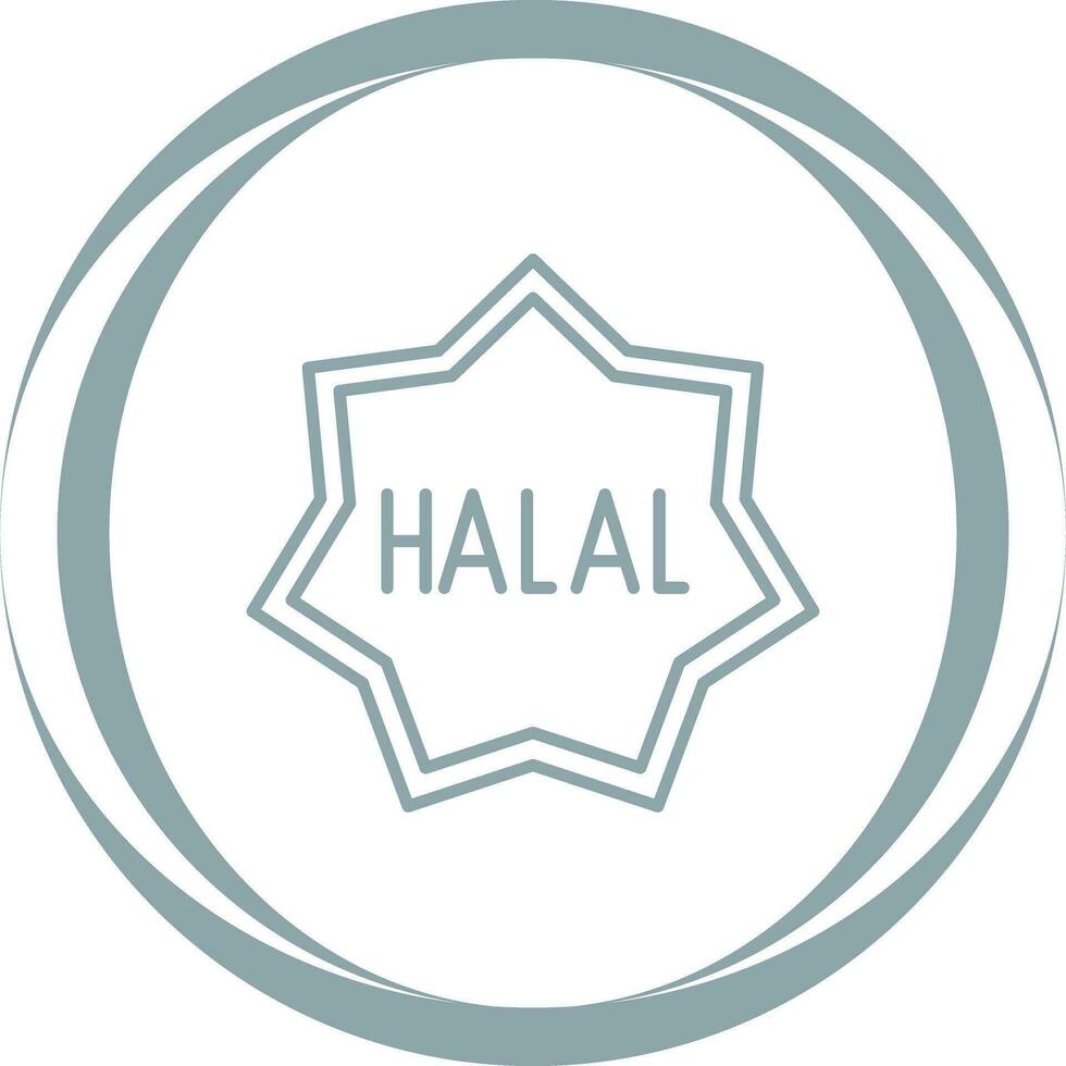 Halal Vector Icon
