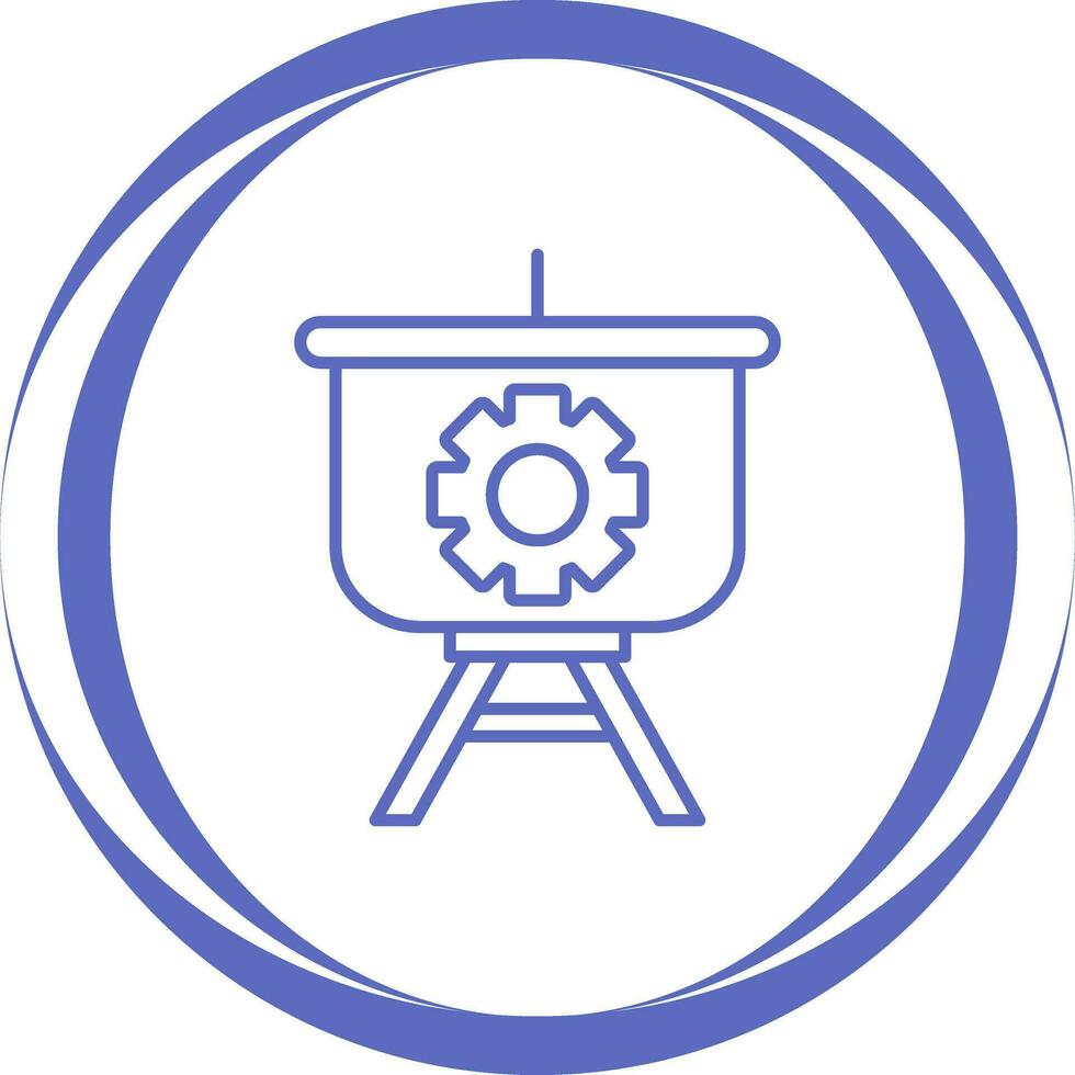Setting Presentation Vector Icon