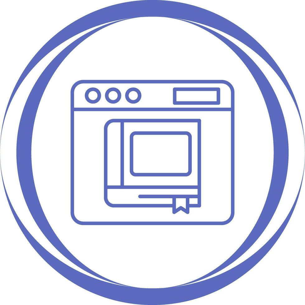 icono de vector de ebook