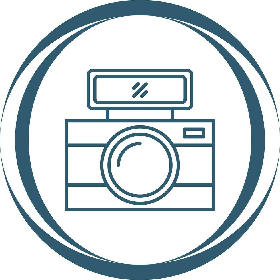 icono de vector de cámara de fotos