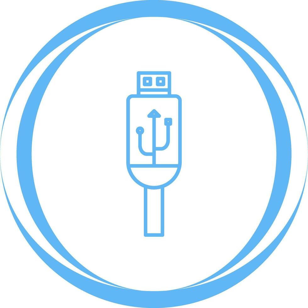 Usb Cable Vector Icon