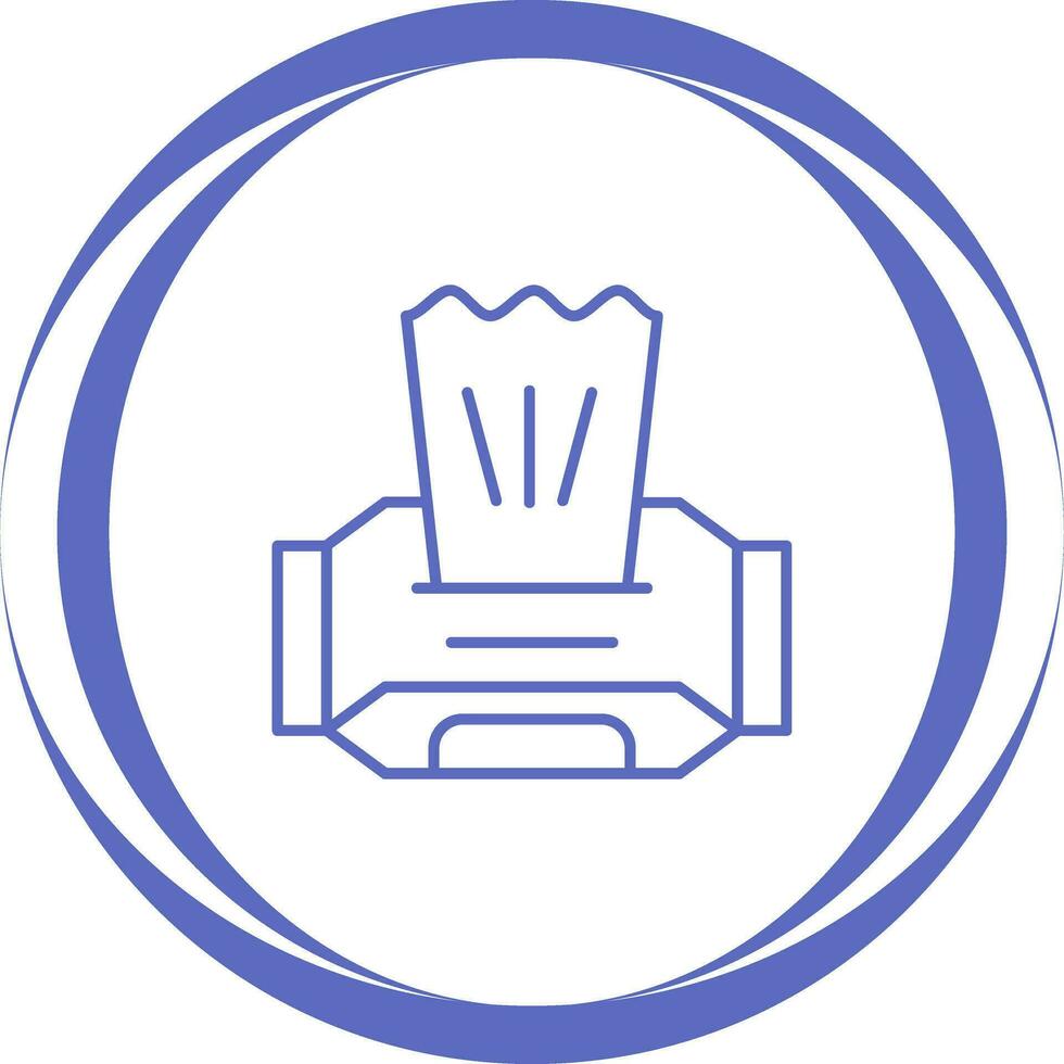 Wet Wipes Vector Icon