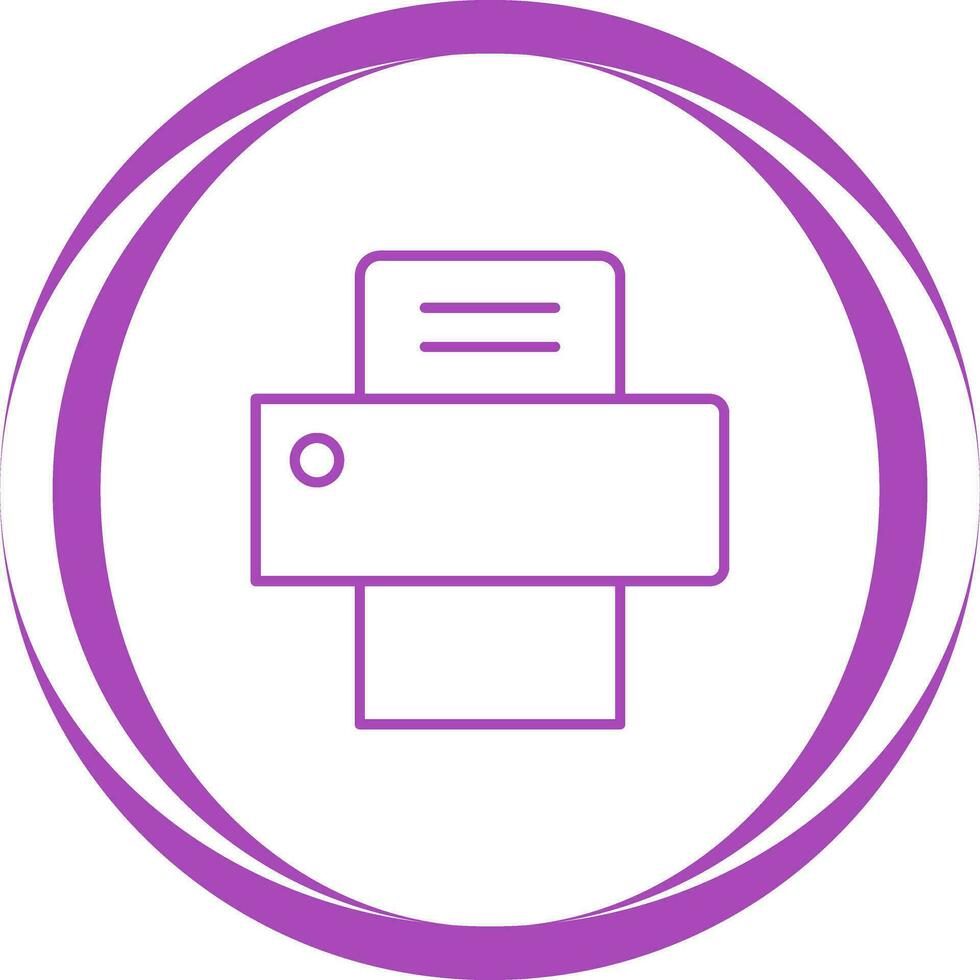 Fax Machine Vector Icon