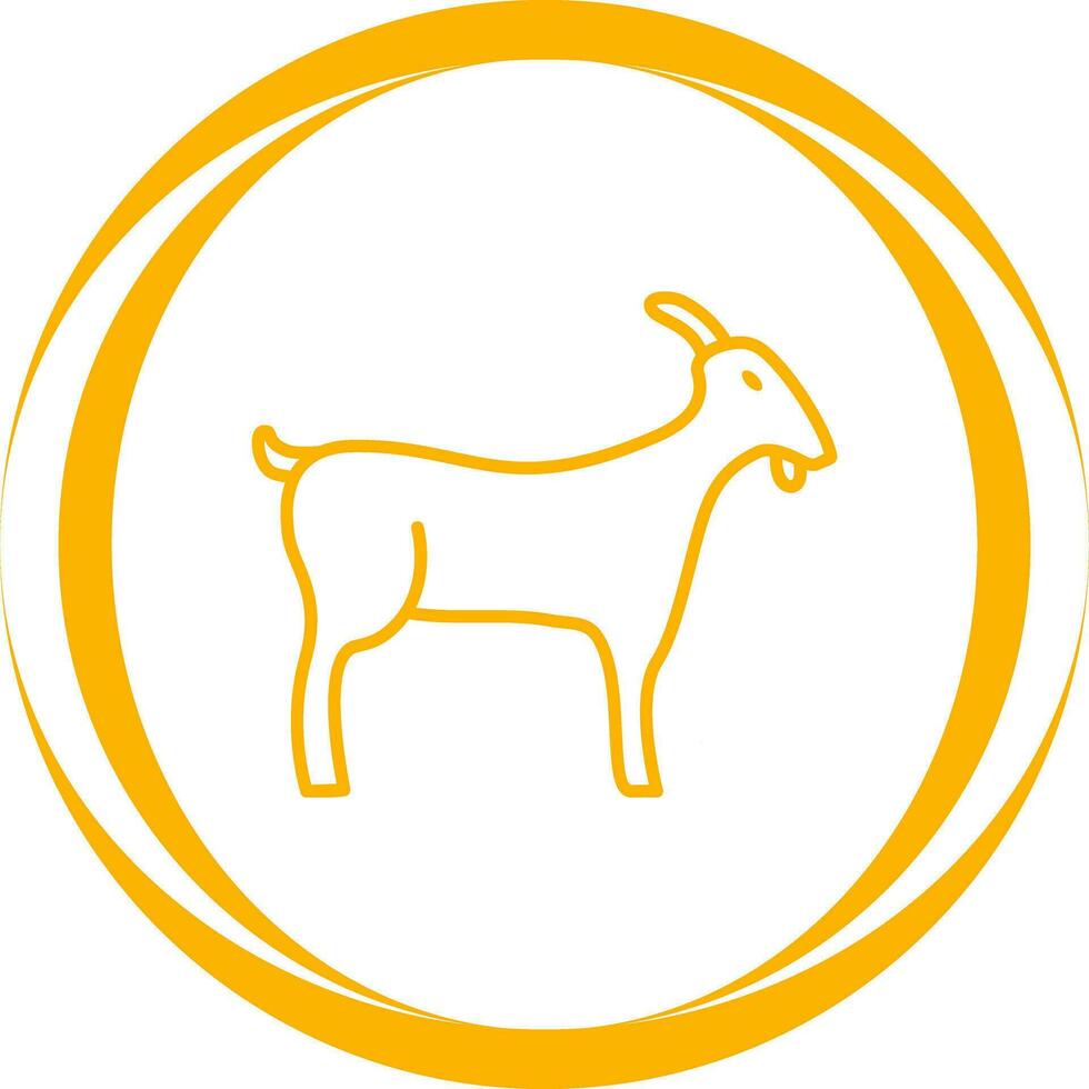 icono de vector de cabra