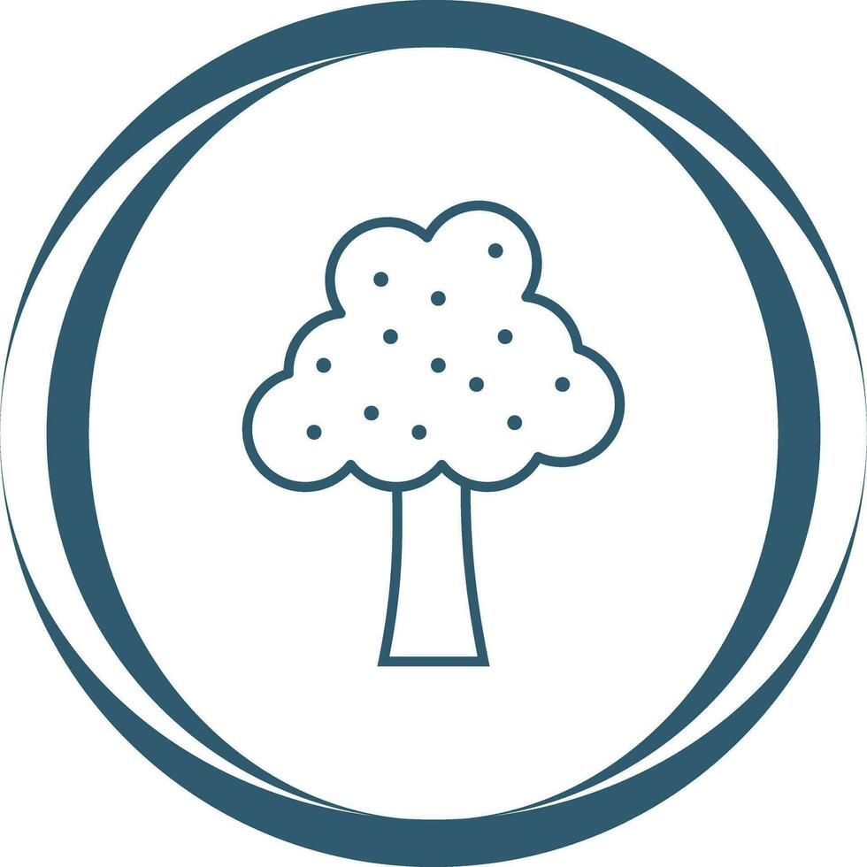 Fruit Tree Vector Icon