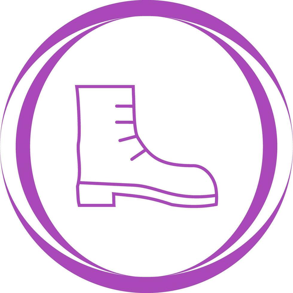 Camping Boot Vector Icon