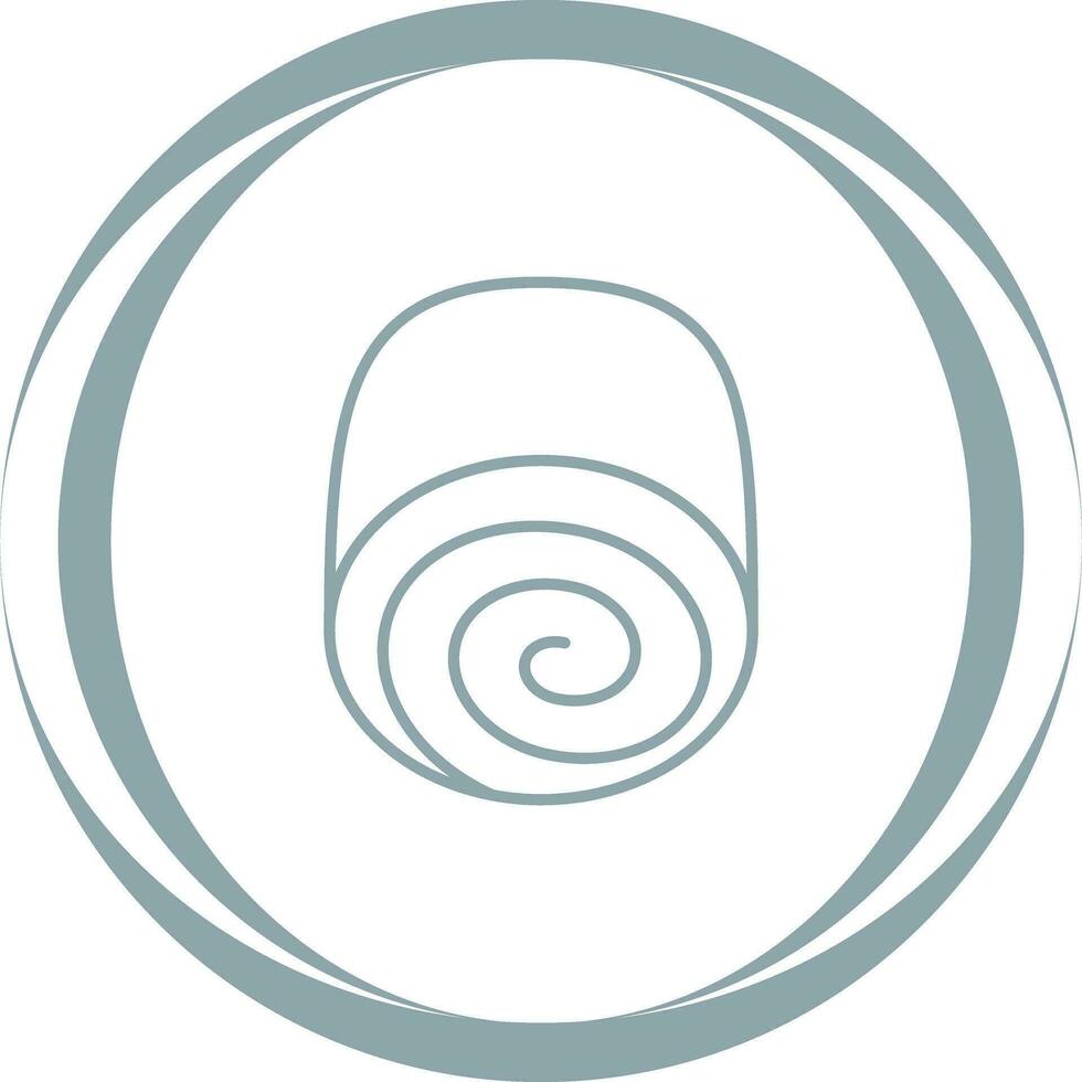 Swiss roll Vector Icon
