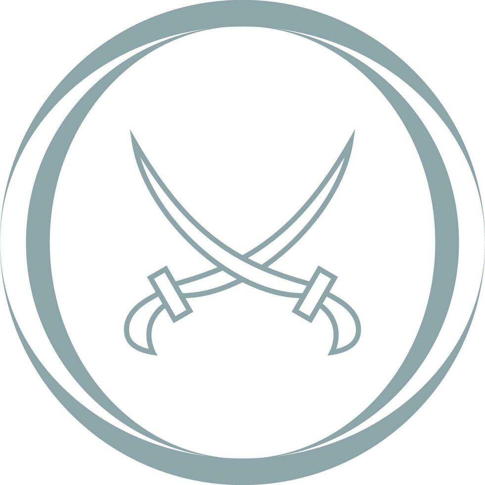 Two Swords Vector Icon