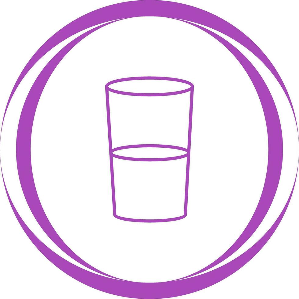 Water Glasses Vector Icon