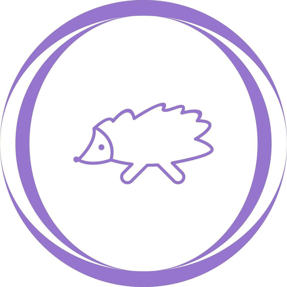 Hedgehog Vector Icon