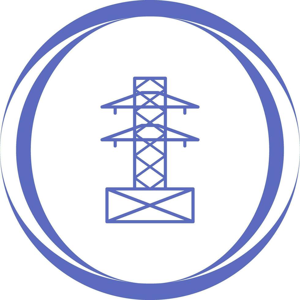 Electricity Tower Vector Icon