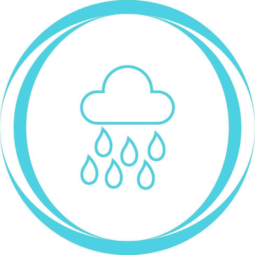 Raining Vector Icon