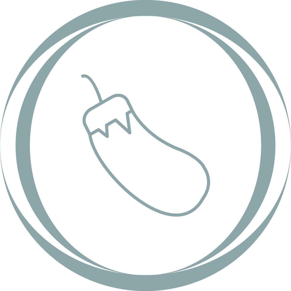 Eggplant Vector Icon