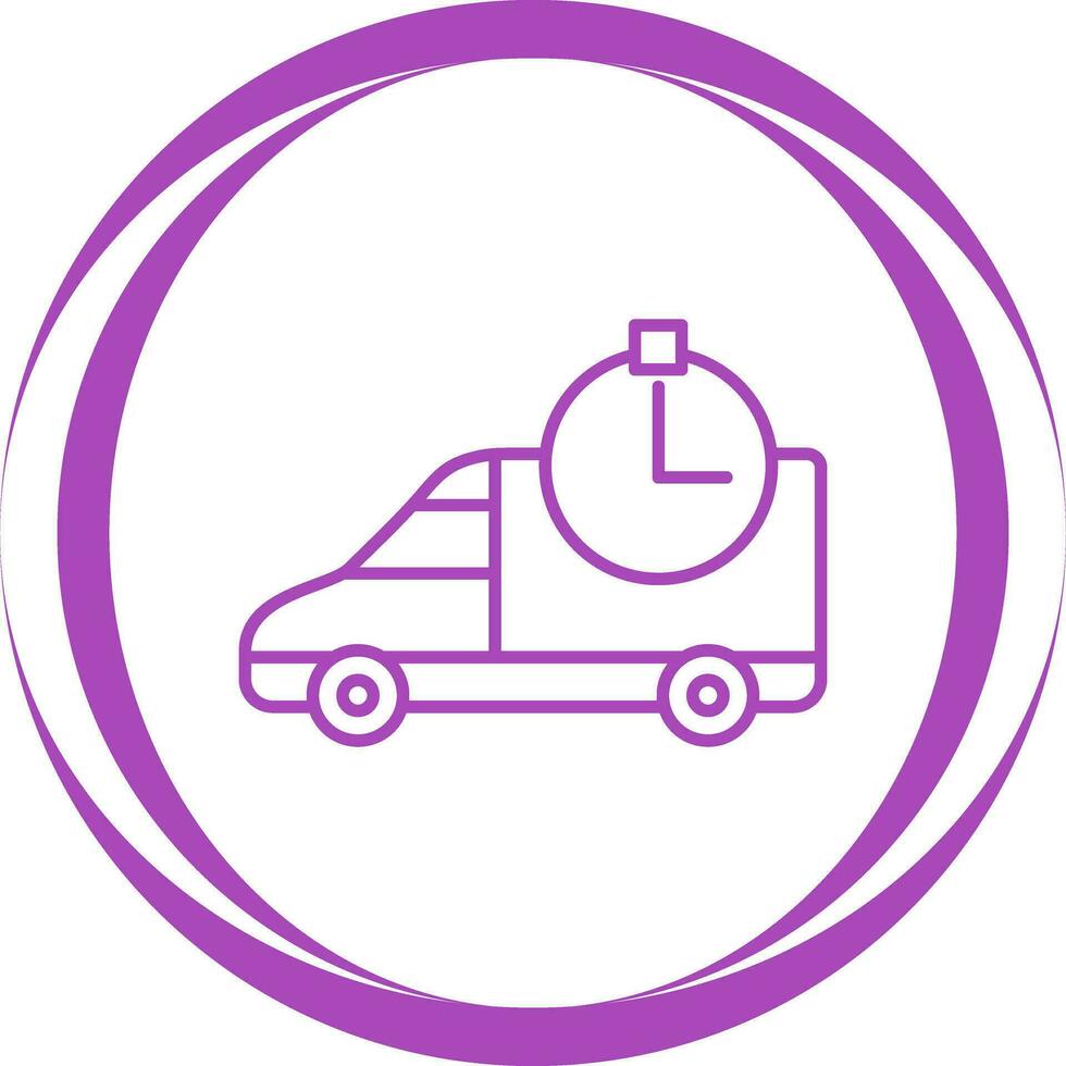 Time Based Delivery Vector Icon
