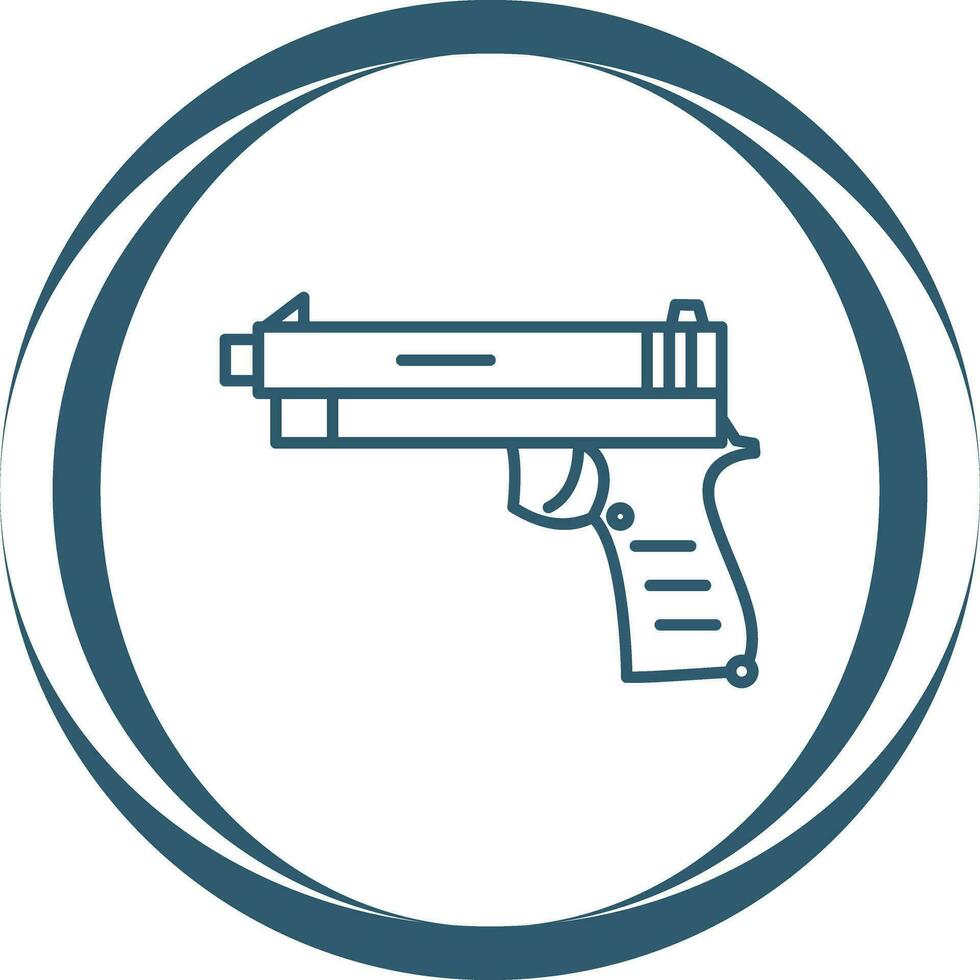 Pistol Vector Icon