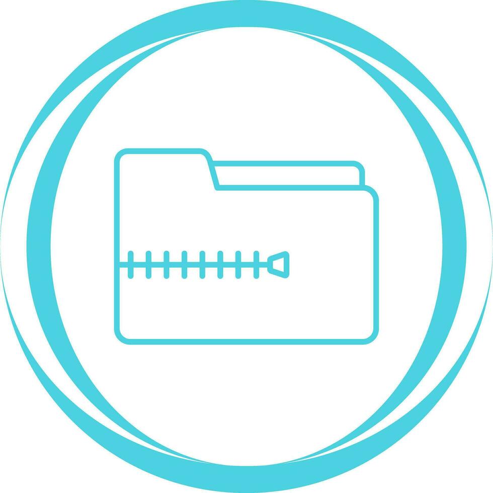 Zip File Vector Icon