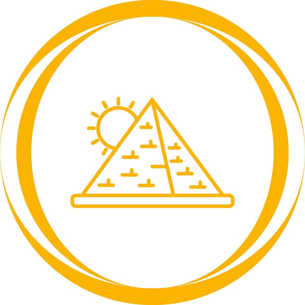 Pyramid Vector Icon