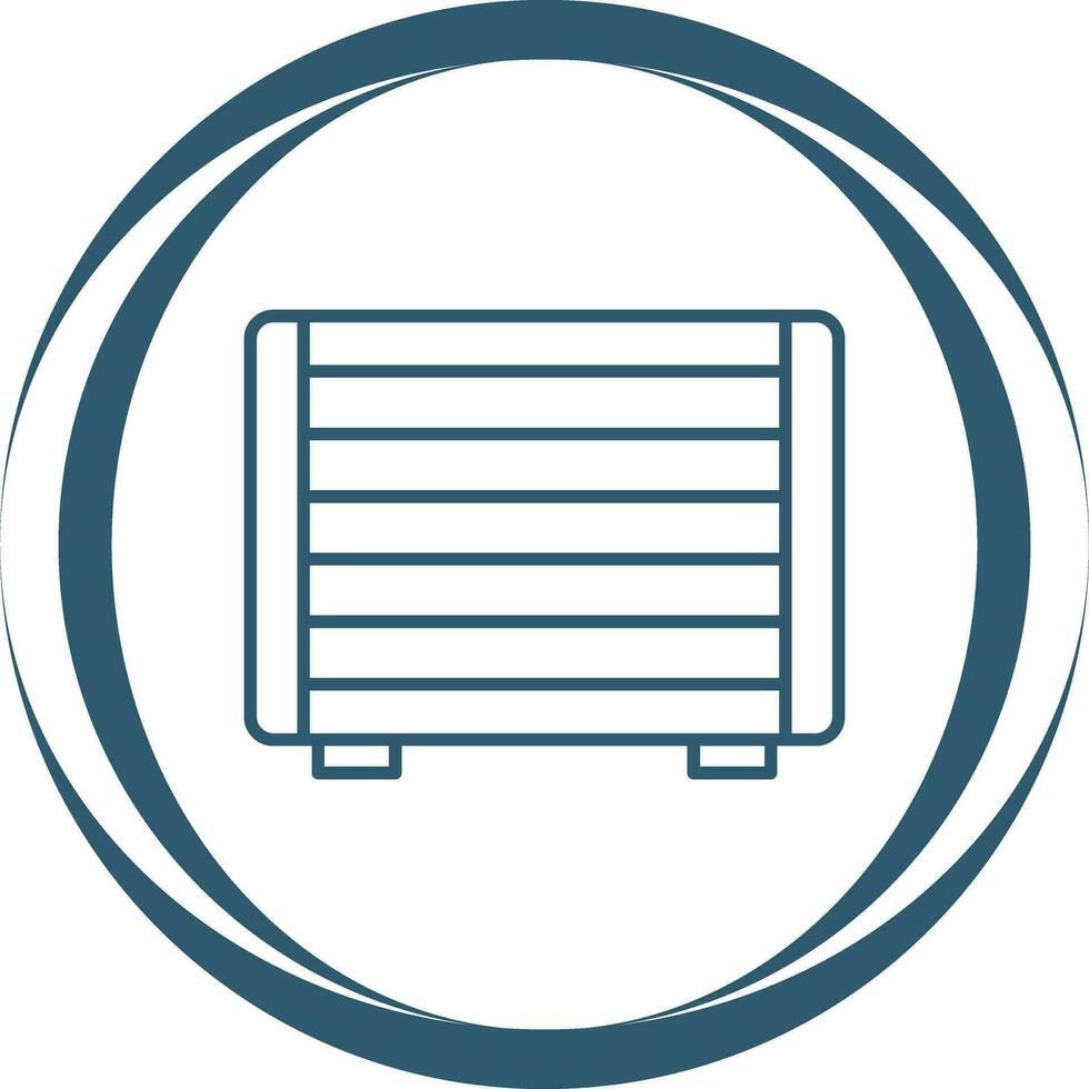 Gas Heater Vector Icon